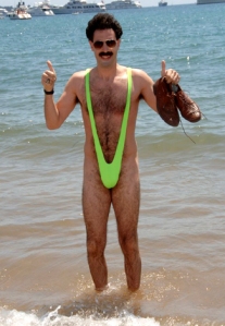 World's funniest, scariest, strangest, nastiest, and most bewildering one peice bathing suit.