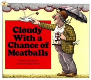 If the author didn't behave, it could have been called "Cloudy with a chance of knuckle sandwichs"